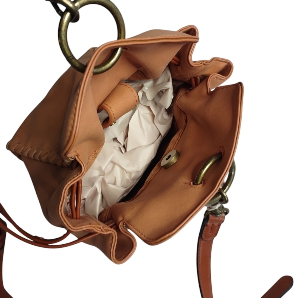 Universal Thread Women’s Brown Stylish Faux Leather Casual Crossbody Bag NWT - Picture 5 of 8